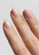 Glazed Polka, Short Almond, buren på handen