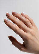 Glazed Latte, Short Almond, press on nails