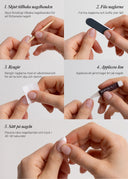 Ballet Slipper 2. sortering, Medium Almond, press on nails